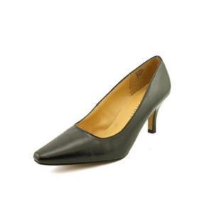 ... Scott Clancy Womens Size 8.5 Black Wide Pumps Heels Shoes New/Display