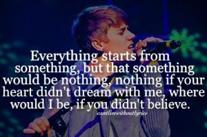 Believe- Justin Bieber