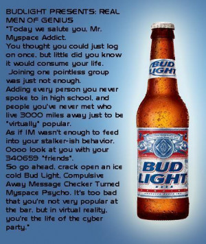 Party Bud Light Tag Code: