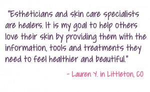 What are some of the esthetician career options?