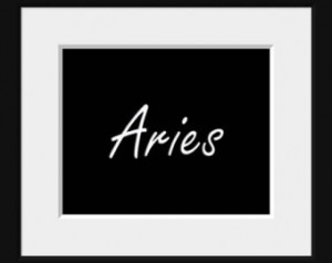Aries, Astrology, Star Sign, Aries Zodiac, Astrology Print, Aries ...