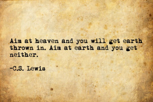 Lewis Quote | Heaven