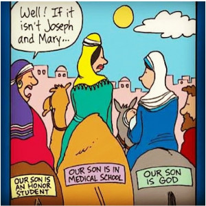 Christian humor.