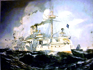 MAINE 6682 TONS 9296 H.P. SANK IN HAVANA HARBOR FEBURARY 15 ...