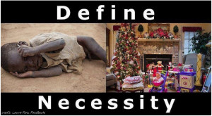 MATERIALISM & CHRISTMAS - THE SECULAR & THE SACRED