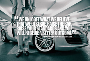 Standards For Success Picture Quote