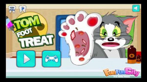 Tom and Jerry Cartoon Games Tom and Jerry Foot Injured Tom and Jerry ...
