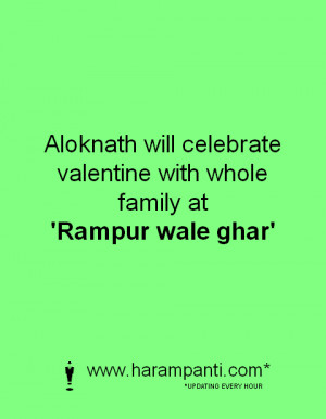 How Alok Nath will celebrate this valentine day ? - Picture Sarcasm