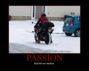 De)Motivational Motorcycle Poster