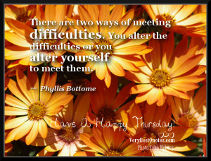 Motivational Good Morning Quotes for Thursday ~ There are two ways…