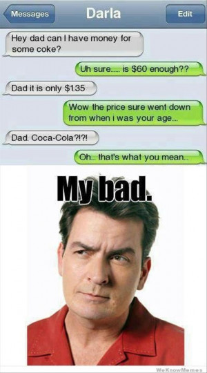 funny dad text
