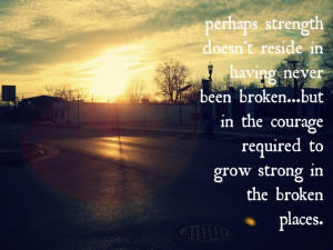 God turns brokenness into beauty. God’s light shines bright thru our ...