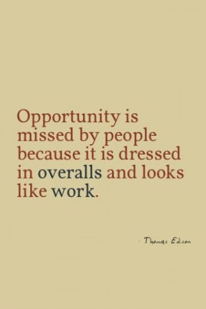 Edison Quotes Opportunity. QuotesGram