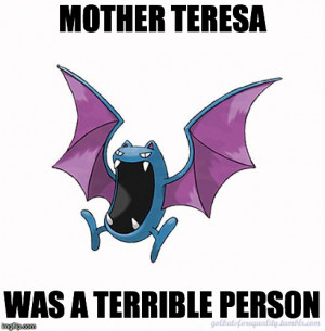 Equality Golbat: “Mother Teresa was a terrible person.”