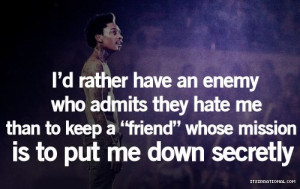 Hell yes, to hell with fake friends!!!!!