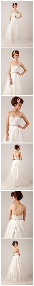 OMG. This is my dream dress. With lace though. I love the bottom....I ...