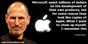 ... cheer up myself, I remember this - Steve Jobs Quotes - StatusMind.com