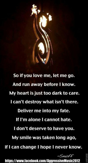 ... Slipknot, I don't really a lot by them anymore, but I love this song