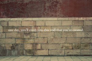quote-book:kari-shma:we build walls (via Jennifer Tang!)