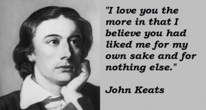 John keats famous quotes 5