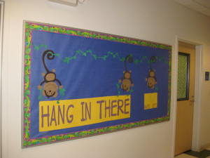 The Countdown is on- Monkey Bulletin Board