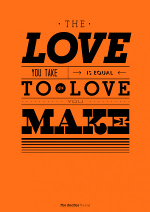 Project of the Week Thursday: Lyric and Song Quote Posters of ...
