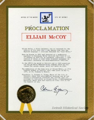 Mayoral Proclamation celebrating Elijah McCoy 1975 2014 004 173
