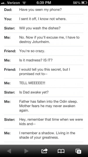 Loki quotes to use in every day life ...