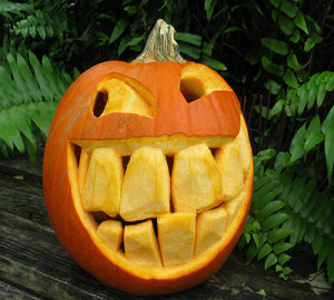 Big Teeth Funny Pumpkin