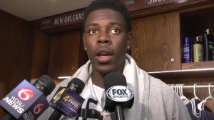 Playoffs Postgame Jrue Holiday 4 25 2015 New Orleans Pelicans