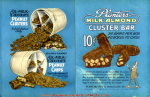 1921 Mr Peanut Planters Peanut s Candy Trade Magazine Two Sided