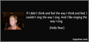More Holly Near Quotes