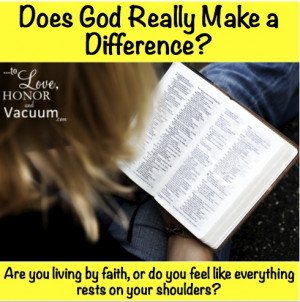 Does God Make a Difference: A look at how Christians often appear ...