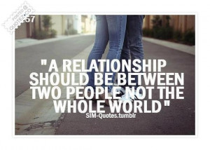 relationship should be quote