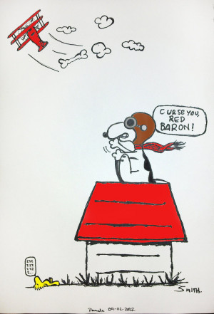 Snoopy and the Red Baron by SabellaMai