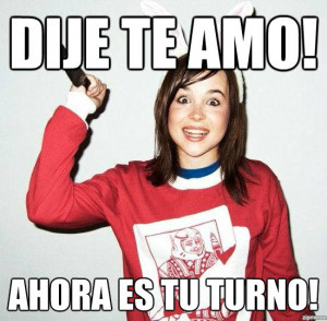... expresa a una novia extremadamente celosa que tiene mirada de asesina