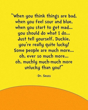 Quote of the Day: Dr. SeussSomething quite important to remember