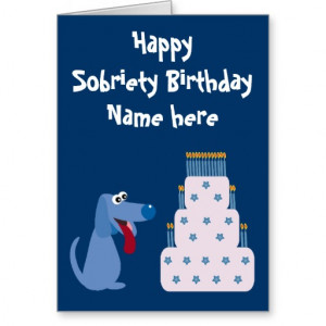 Sobriety Birthday Quotes Cute_customizable_dog_cake_ ...