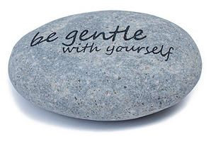 Find Your Zen - Mex Ehrmann Quote on Volcanic Stone