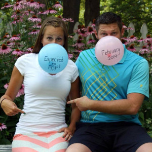 ... picmonkey to add on balloons to a picture of you and your husband