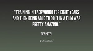 Training in taekwondo for eight years and then being able to do it in ...