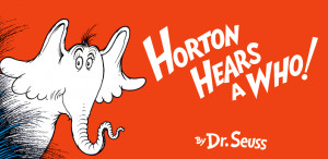 Horton Hears A Who Book Horton hears a who