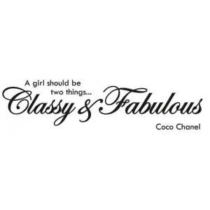 Home > Classy & Fabulous - Coco Chanel