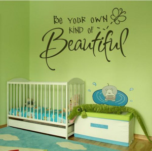 Wallpapers inspirational quotes the letter 'Be your Own kind of' wall ...