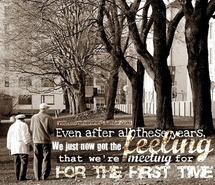 couple, cute, for the first time, love, lyrics, old couple, old people ...