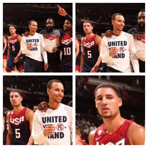 PICTURE: Klay Thompson is Upset That Steph Curry Has New Friends