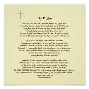 Pastor Appreciation Poems