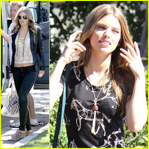 Annalynne McCord was spotted at the CW Upfront at Madison Square ...