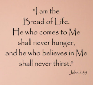 Am The Bread Of Life Wall Decals - Trading Phrases