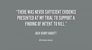 Sufficient Evidence Quotes